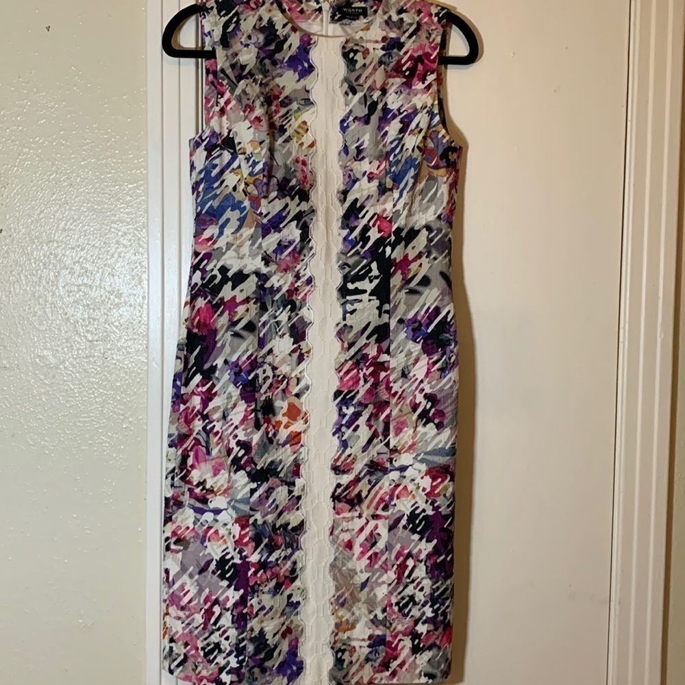Worth Sleeveless MIDI Cotton Dress, 4